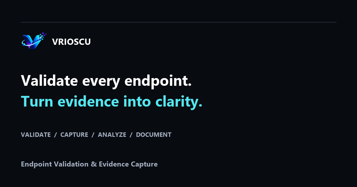 Evidence reports | VRIOSCU